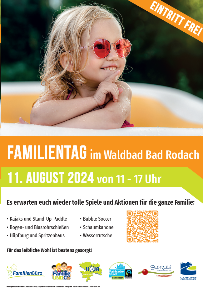 Großer FAMILIENTAG im Waldbad Bad Rodach Großer FAMILIENTAG im Waldbad Bad Rodach